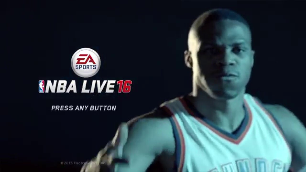 NBA LIVE 16: Boot-Up & Title Screen