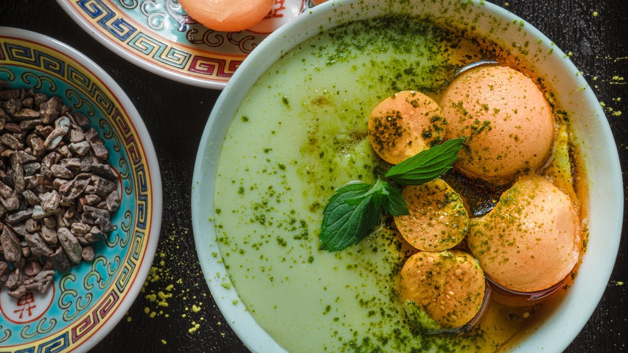Veganes Dessert 🌱 | Sommerlich & cremig: So einfach machst du Matcha-Tofu-Dessert!