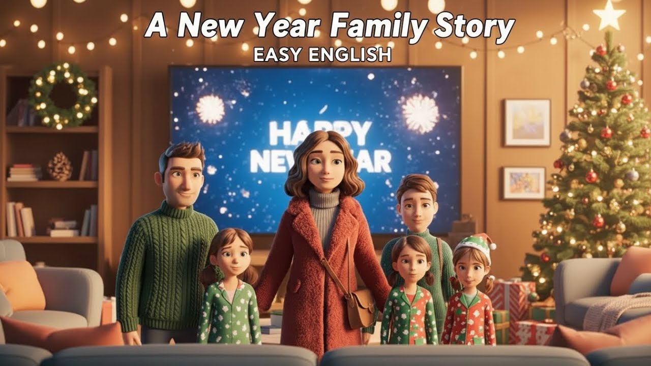 A New Year Story of Family Love Giving and Kindness | Easy English