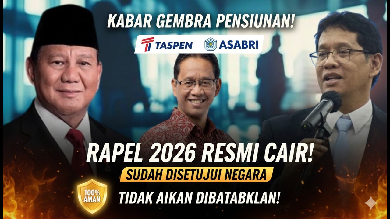 Pemerintah Pastikan! Rapel Pensiunan ASN–TNI–Polri 2026 Tidak Dihapus