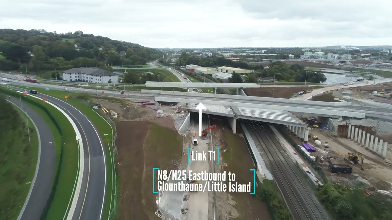 The new access to Little Island/Glounthaune from the N8 eastbound