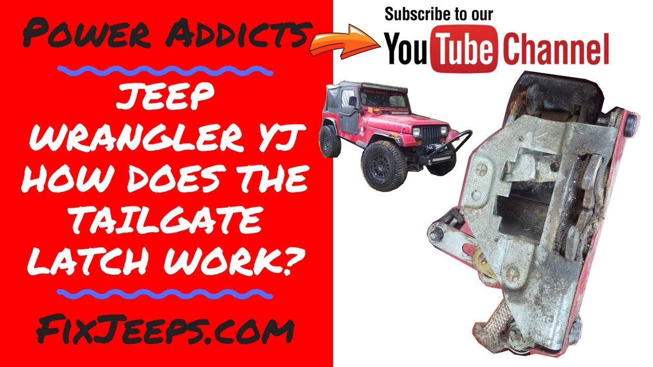 Jeep Wrangler YJ - How does the Tail Gate latch work?