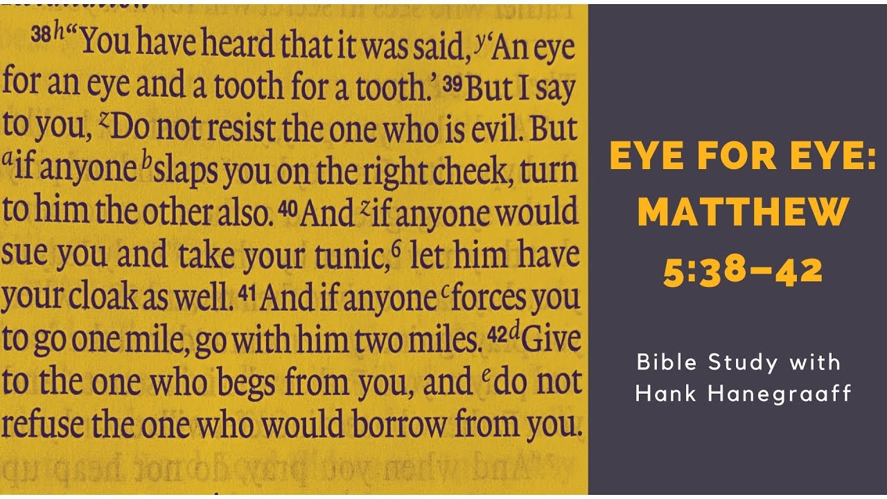 Eye for Eye—Matthew 