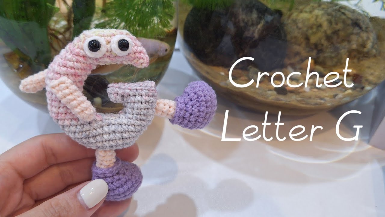 Cách móc chữ G ngộ nghĩnh/ How to crochet letter G