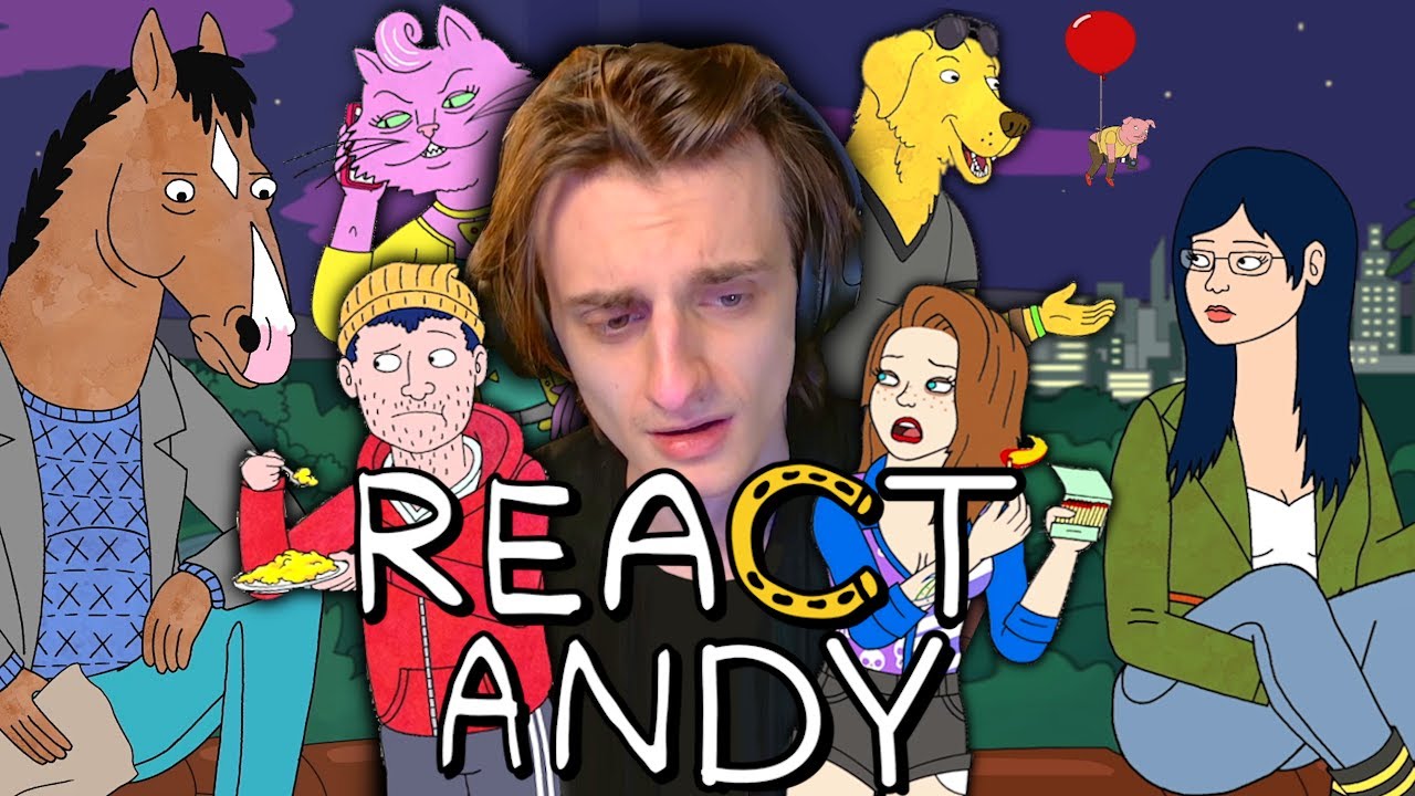 BINGING Bojack Horseman S1, the most depressing comedy - React Andy The Movie