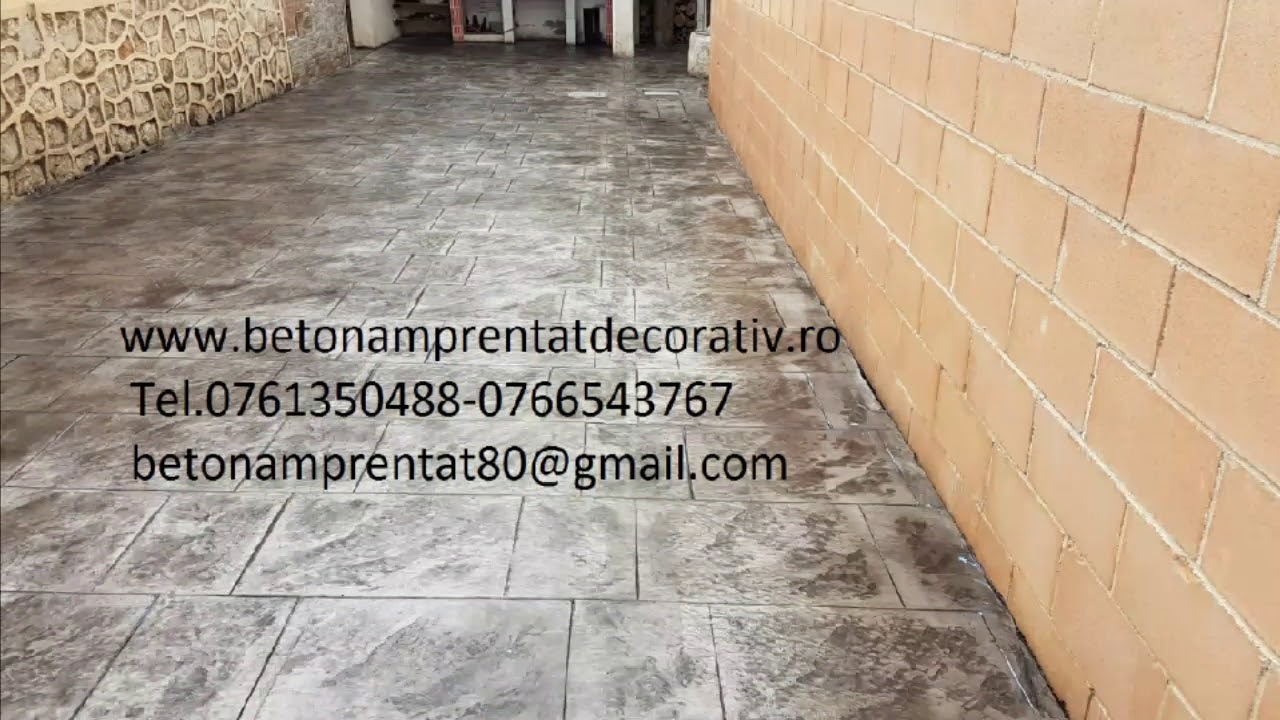 Beton Amprentat Tunari Ilfov Tel.0761350488 ,0766543767