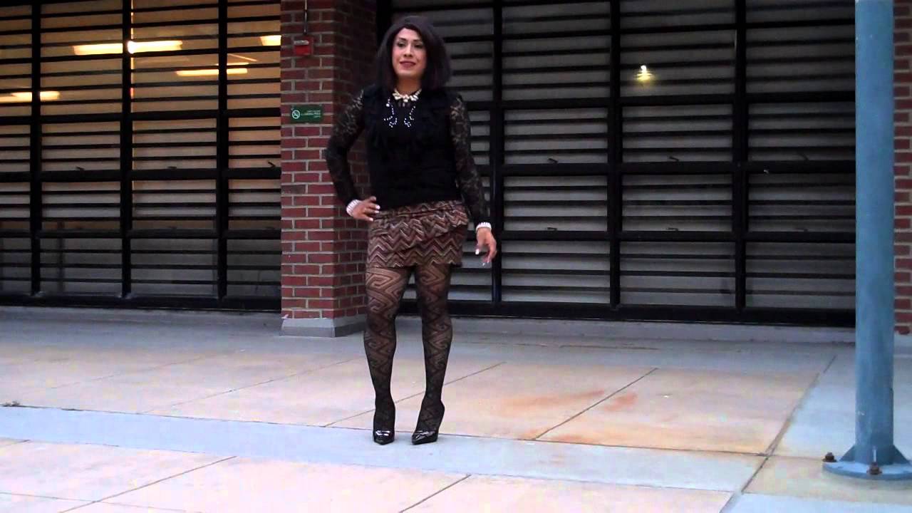 ....Crossdresser in night outfit 9/9....