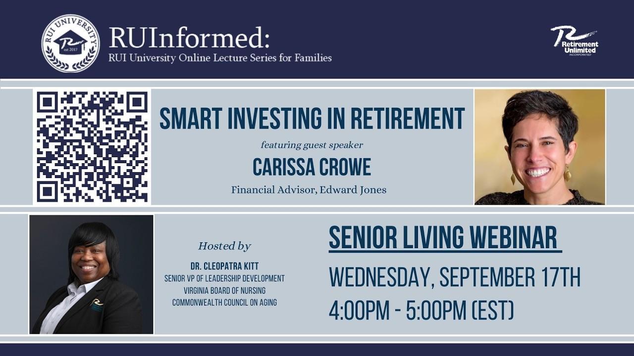 RUInformed: Smart Investing in Retirement - Webinar