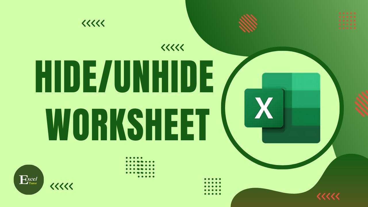 How to Hide and Unhide Sheets in Excel | Excel Tutorials No 23