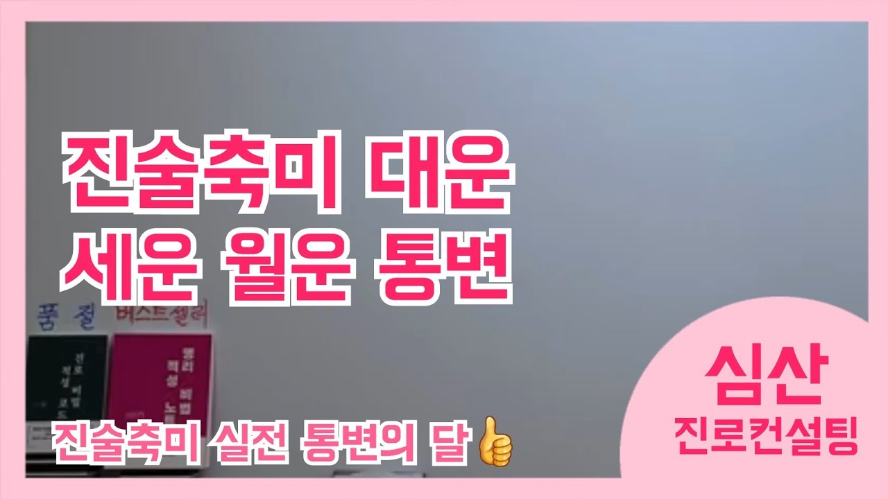 진술축미(辰戌丑未) 대운 세운 월운 해석 방법