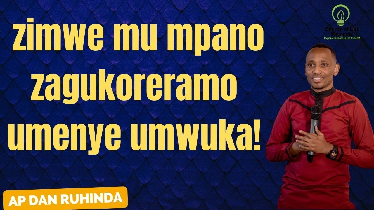 Zimwe mu impano zagukoreramo umenye umwuka! EP 807/Ap Dan Ruhinda.