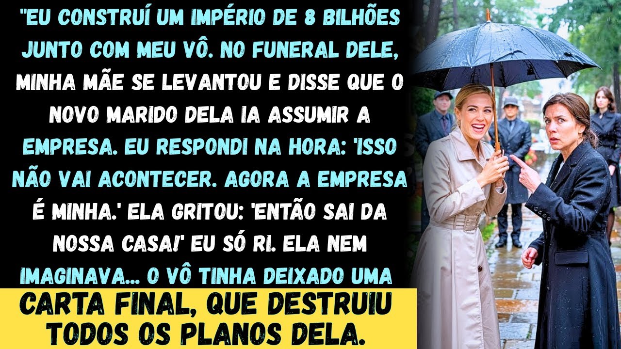 Eu construí um império de 8 bilhões de dólares. Depois, minha mãe tentou dar tudo pro novo marido...