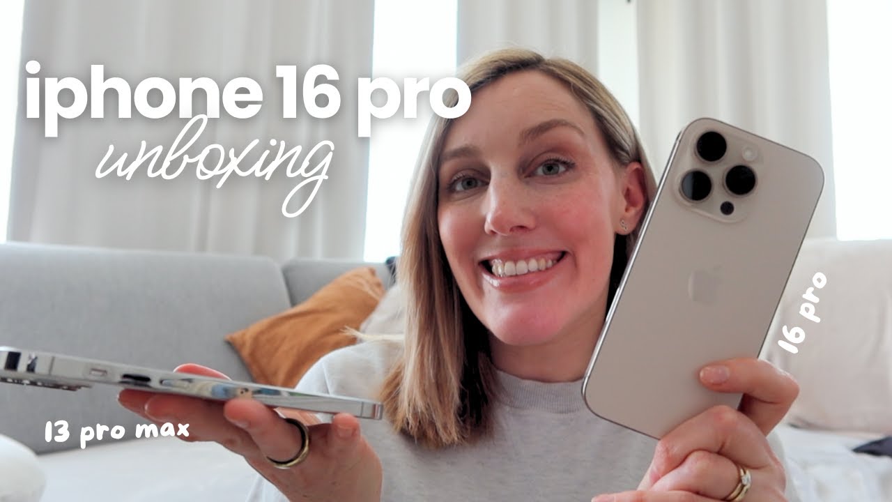 iPhone 16 pro unboxing 2025 - first impressions  upgrading from iPhone 13 pro max.