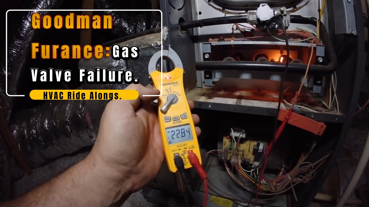 Печь Гудмана: неисправность газового клапана.