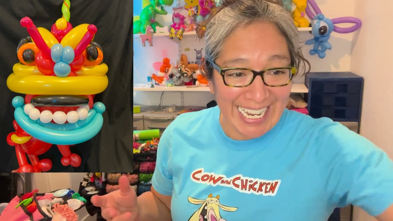 Chinese Lion Balloon Tutorial