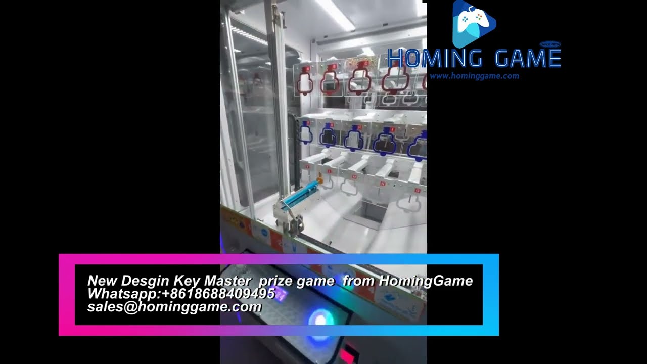 New Design Key Master arcade prize game machine from HomingGame(
