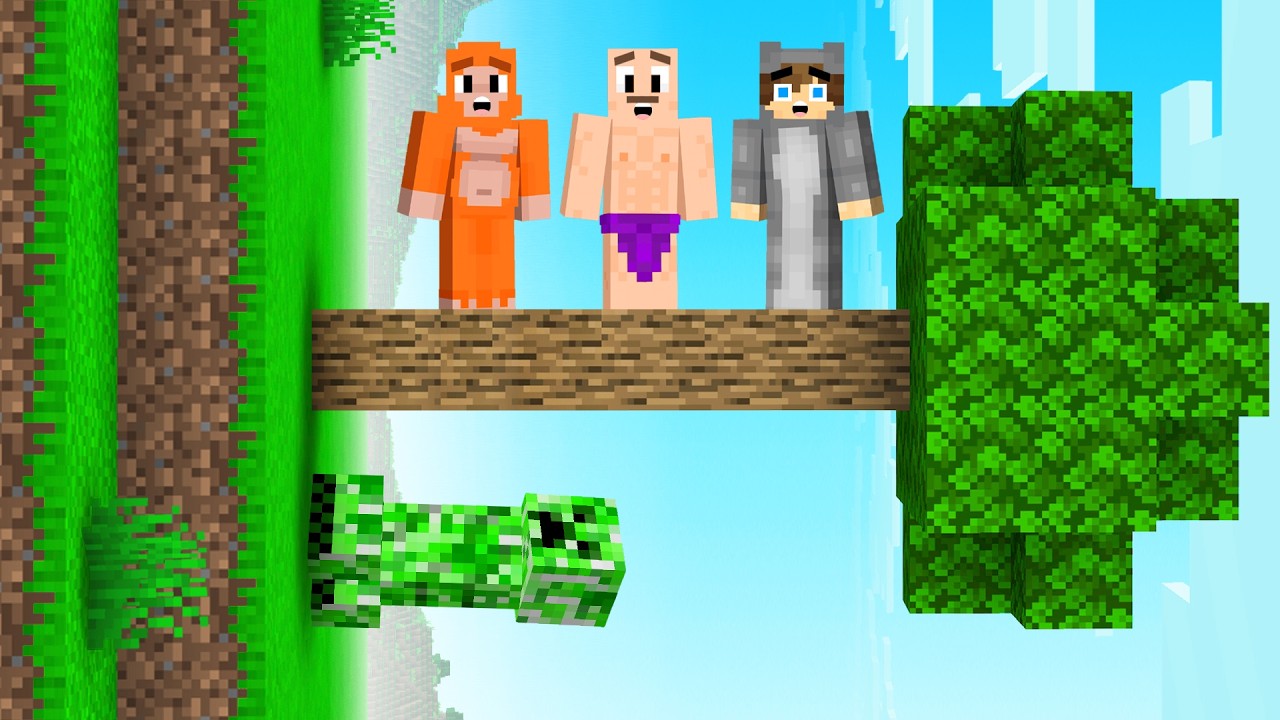 Minecraft, but It's Sideways