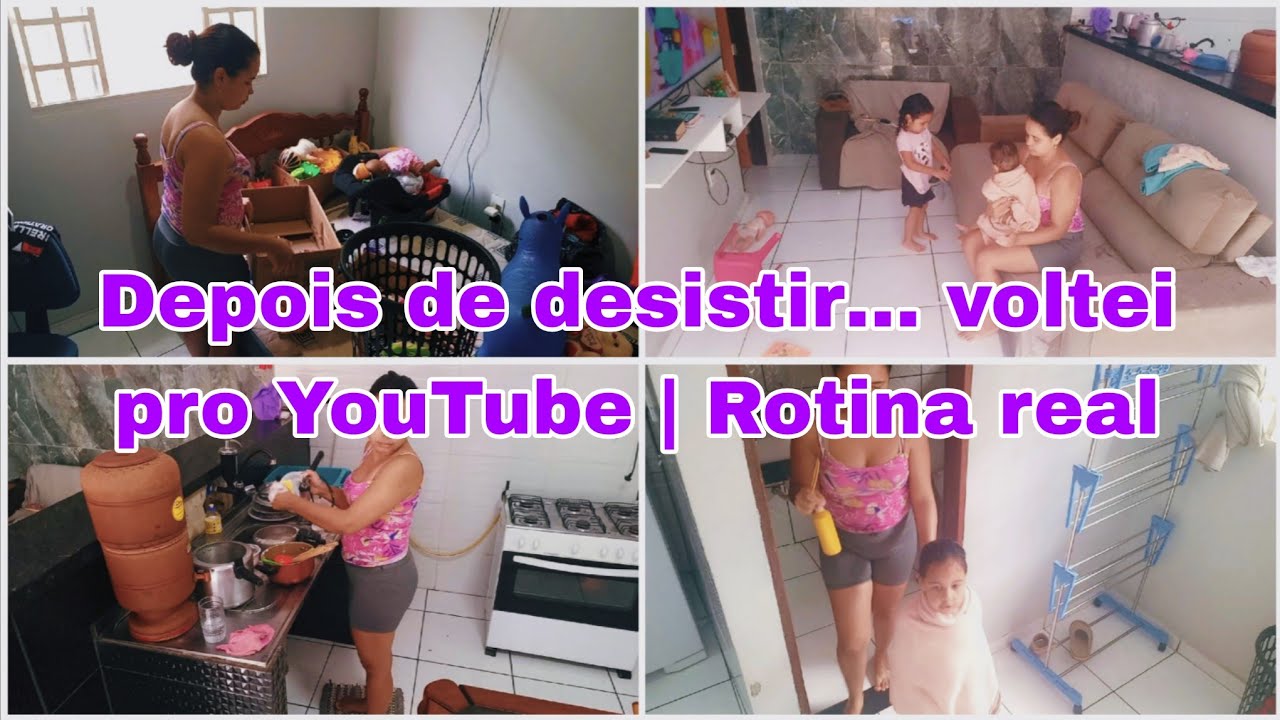 Voltei! Rotina real de mãe tentando novamente no YouTube 🤍