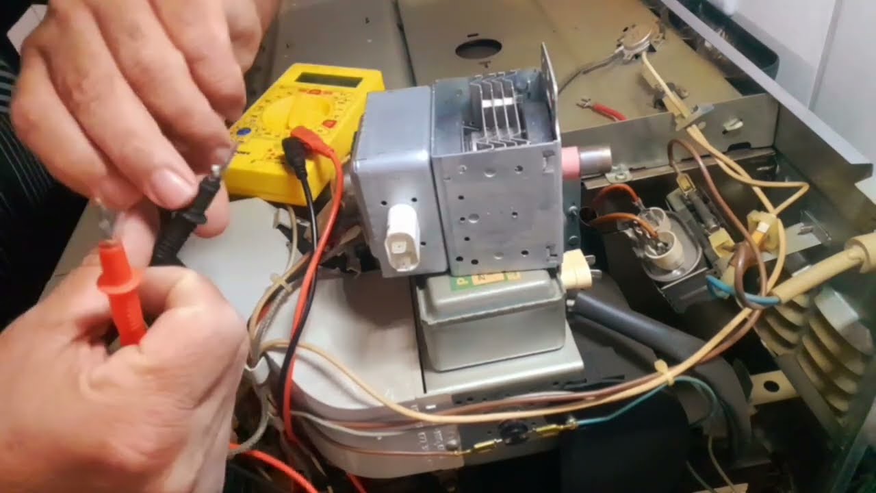 como testar magnetron com mult&iacute;metro digital