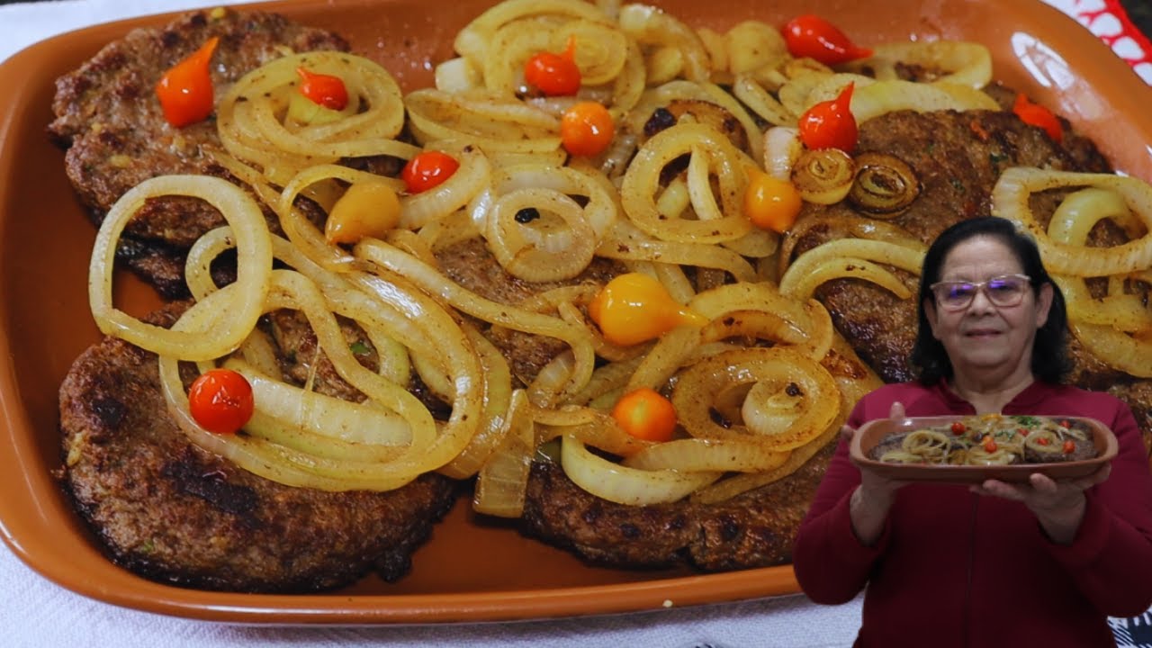 BIFE DE CARNE MO&Iacute;DA CASEIRO. RECEITA ECON&Ocirc;MICA E RENDE MUITO.