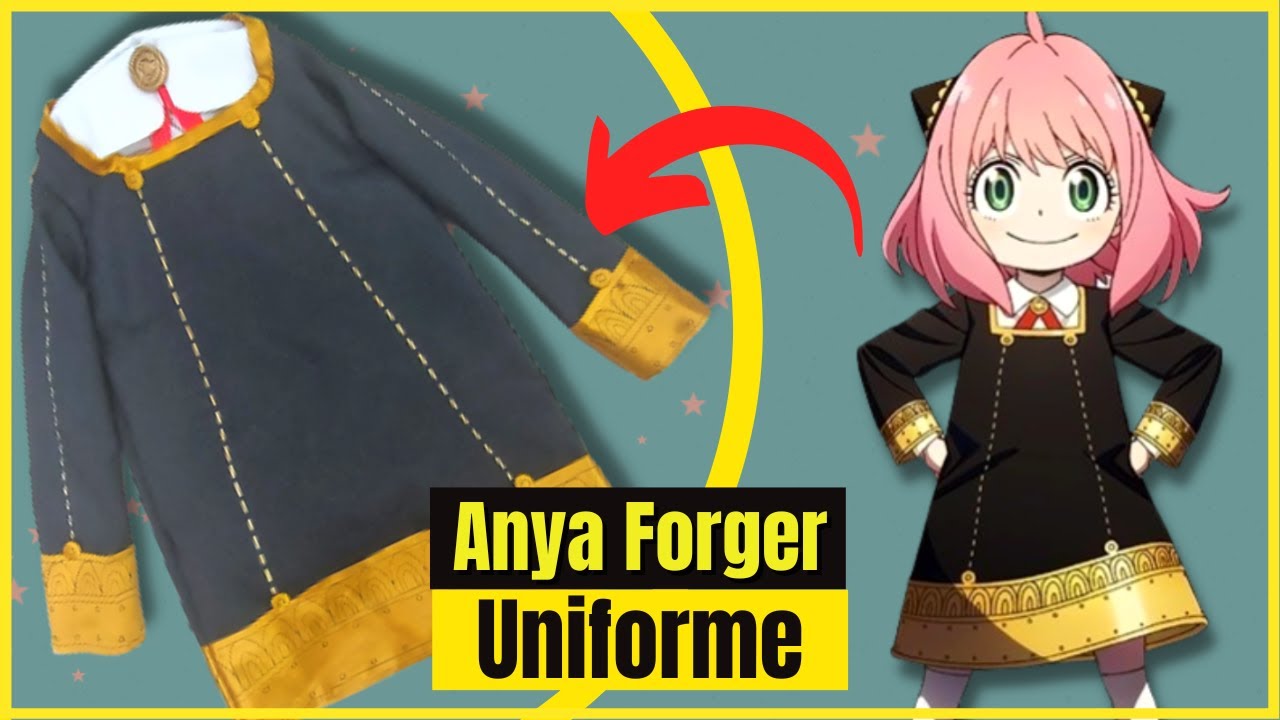 Como Fazer o Uniforme da Anya Forger | Anya Forger Cosplay Super SIMPLES | SPY X FAMILY Cosplay
