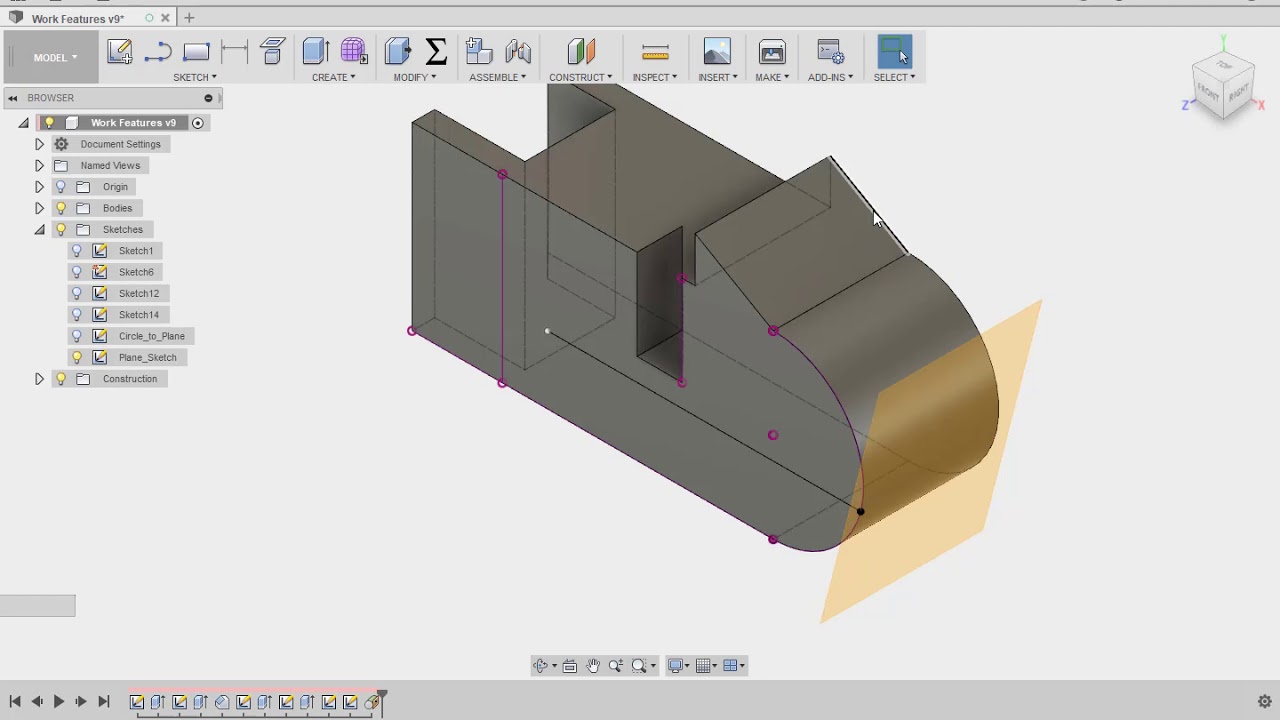 Autodesk Fusion 360 Construction Features