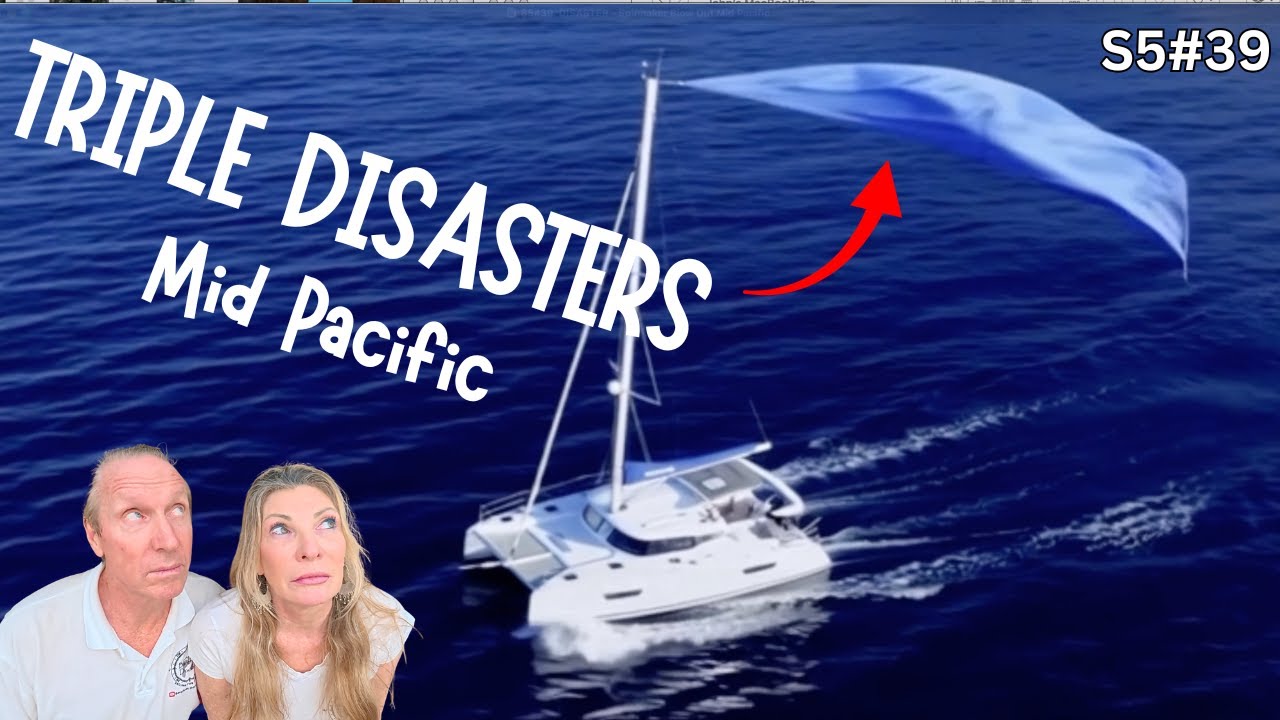 TRIPLE DISASTERS Mid Pacific!  Leopard 45. S5#39.
