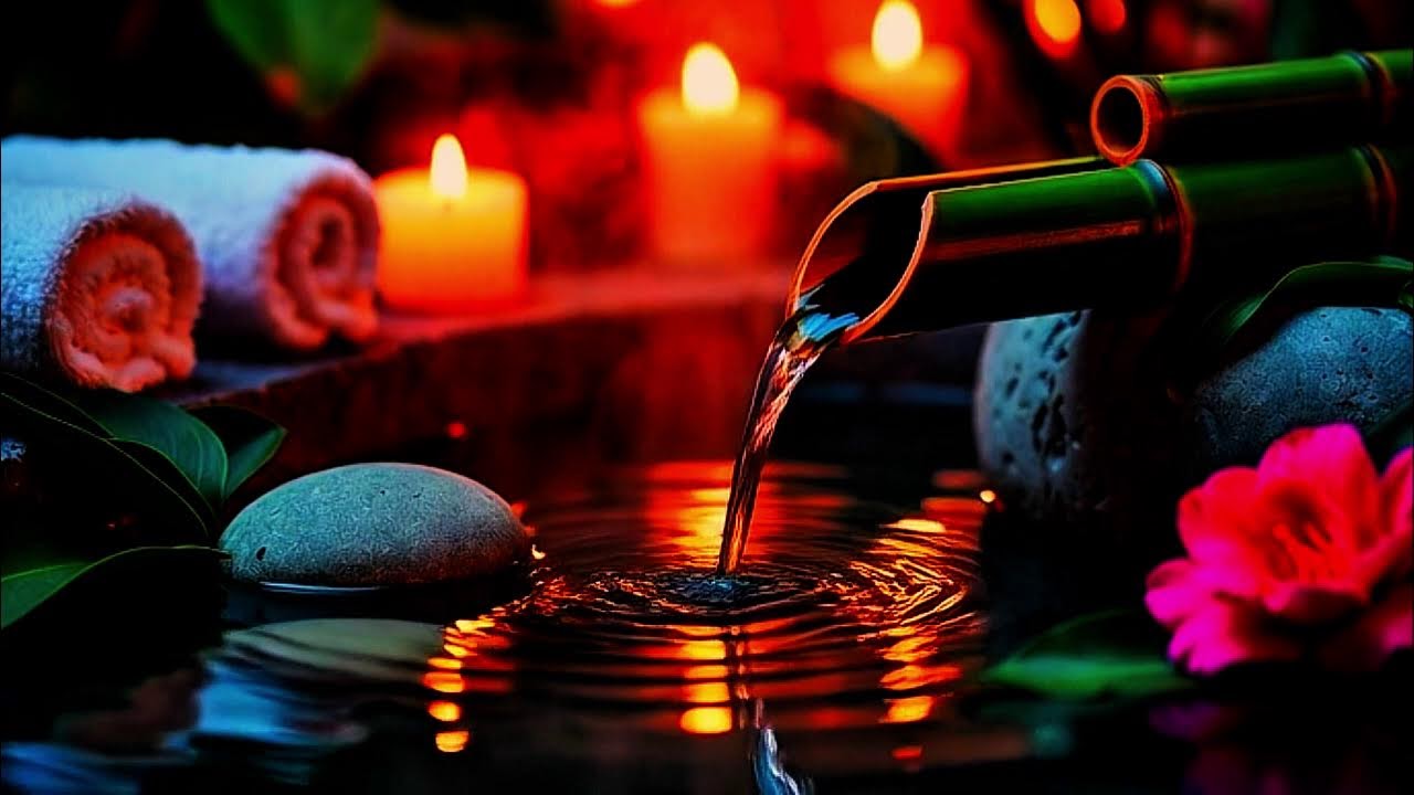 24/7 LIVE STREAM  🕯️  Relaxing Candle Light Spa  | Deep Sleep  🌙 |  Relaxing Ambient Sounds |  Dark