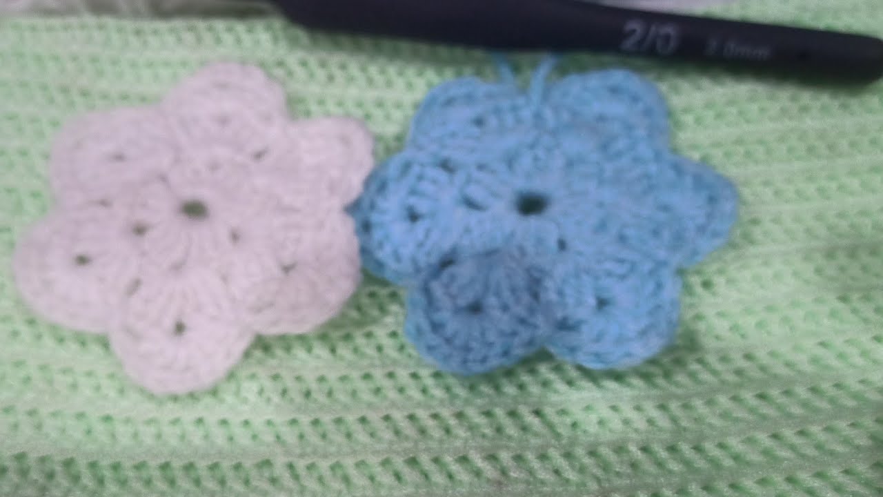 How to crochet a easy flower * 🌺 handmade crosiya flower 🌺 making