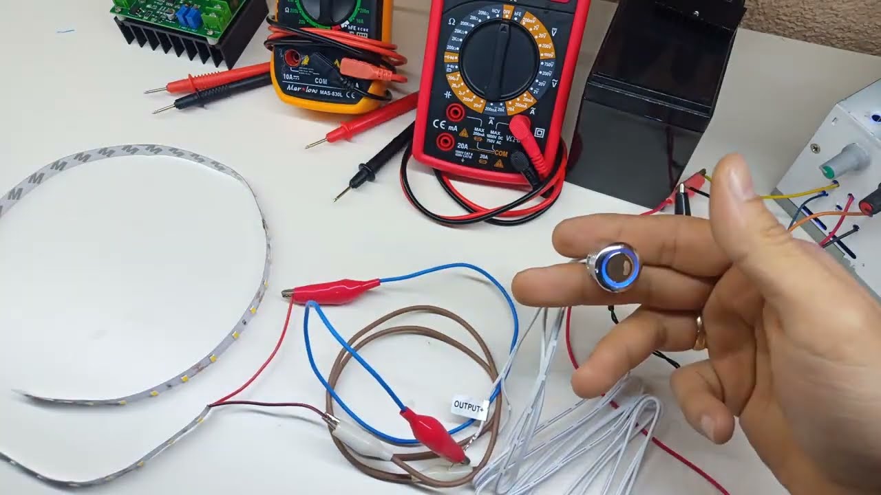 Dokunmatik buton (Dimmer özellikli ) & Touch button (with Dimmer)