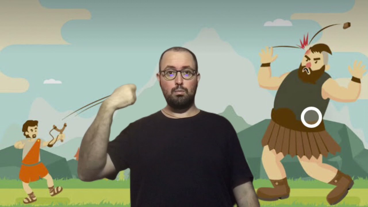 Davi e Golias Libras