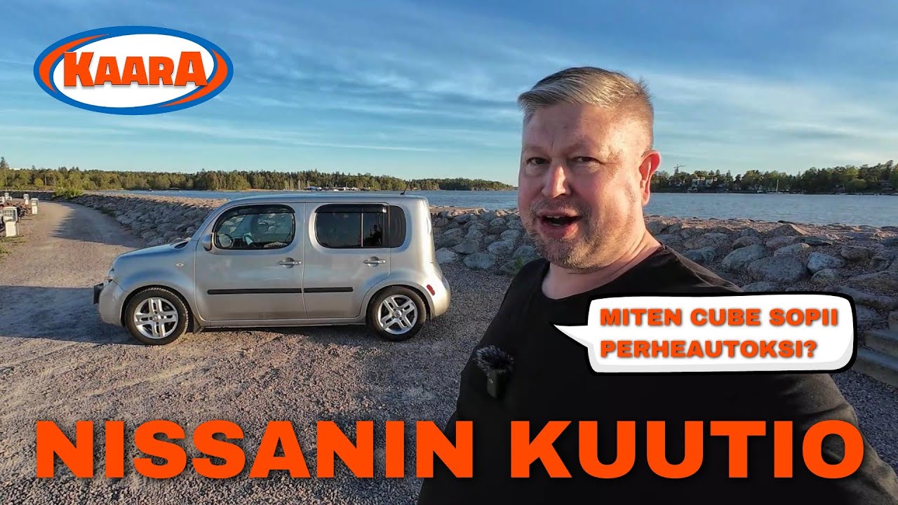 Nissanin kuutio KaaraTV:n koeajossa
