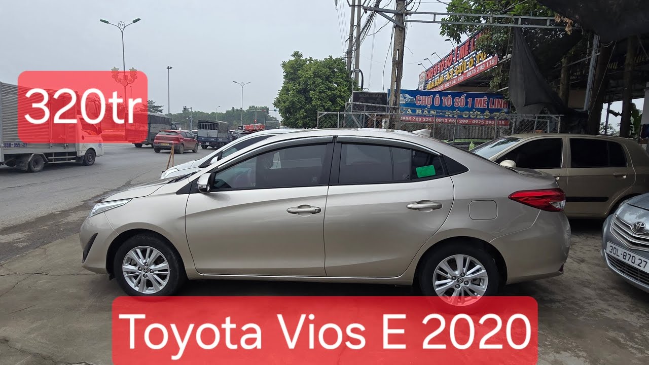 📣Toyota Vios 1.5E 2020🏅Máy số, cột kèo sắt si  zin, ko tai nạn- ngập nước☎️0982.131.636