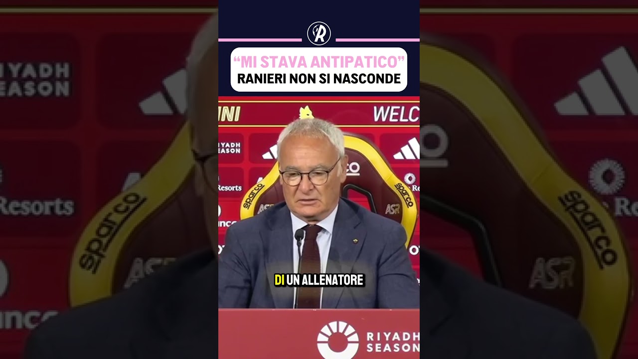 &ldquo;GASPERINI ANTIPATICO&rdquo;🔥| Claudio RANIERI non si nasconde nella Conferenza di presentazione | Roma