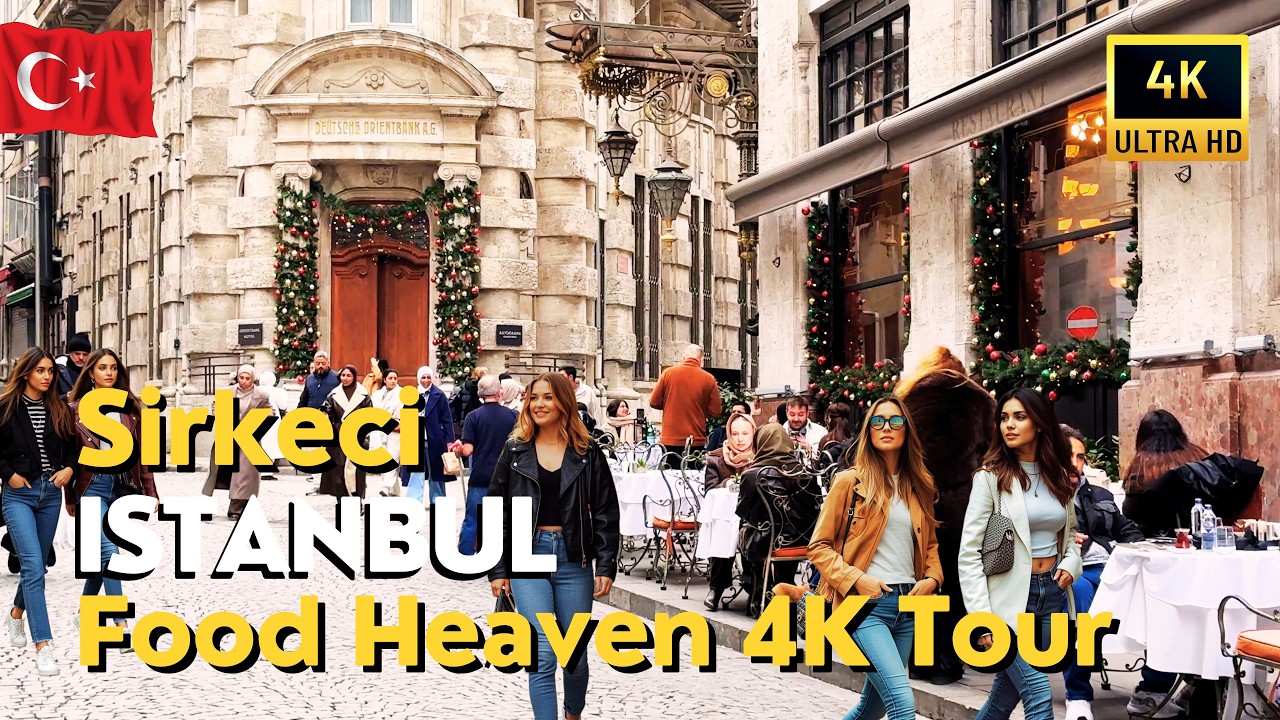 🇹🇷Istanbul Turkey 2026 Sirkeci 4K Walking Tour | Turkish Street Food Lovers' Paradise, Old City Walk