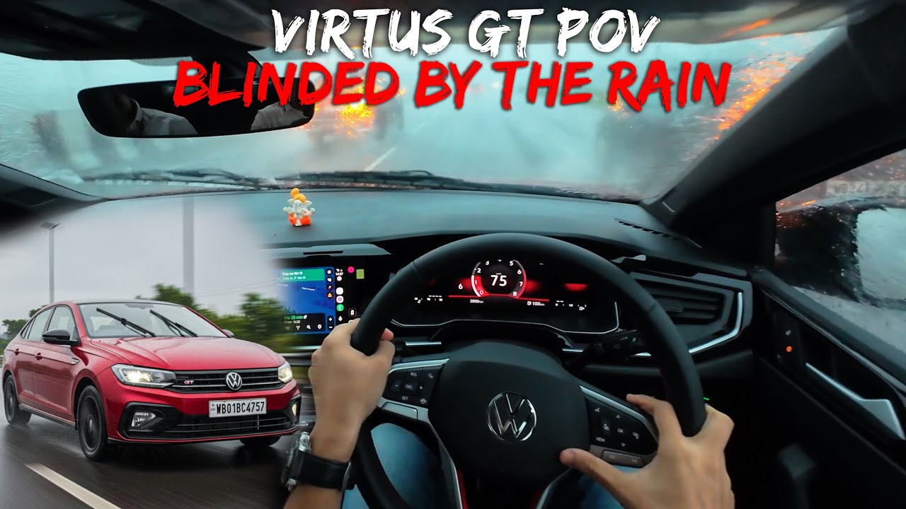 Virtus GT (POV) | Blinded by the Rain 🌧️ | The Ultimate Rain Drive