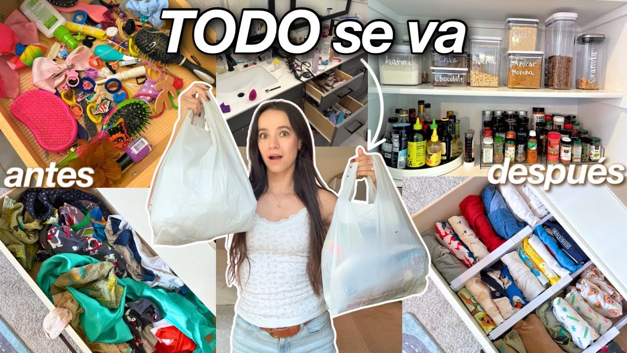 DISASTER!! Decluttering + Organizing My ENTIRE House ★