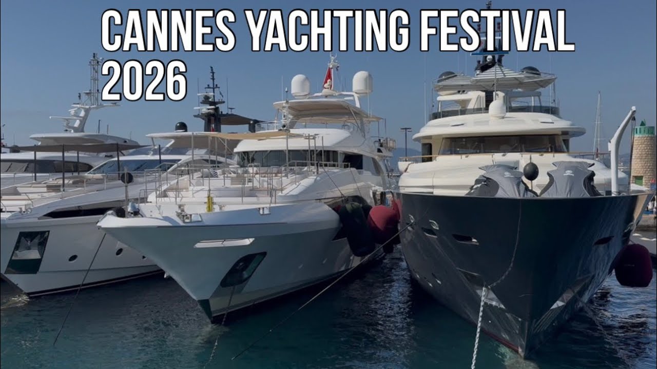 INSIDE CANNES YACHTING FESTIVAL 2026 | LUXURY YACHTS, BOATS EVERYWHERE ! 
