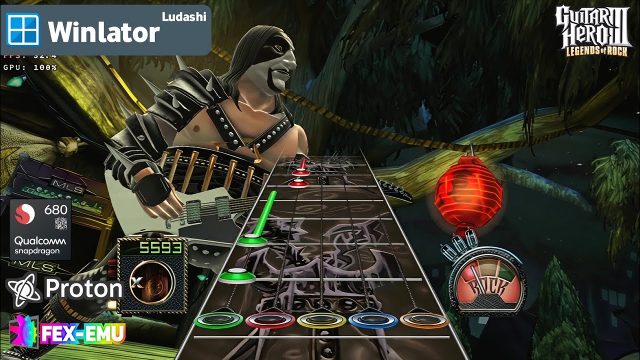 GUITAR HERO 3 on Android | Winlator Ludashi v2.7.3 | Snapdragon 680 | 4gb ram