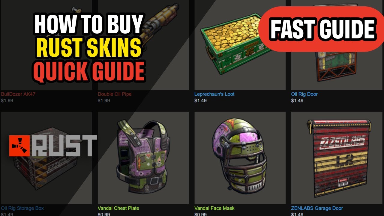 How to Buy Skins in Rust Quick Guide