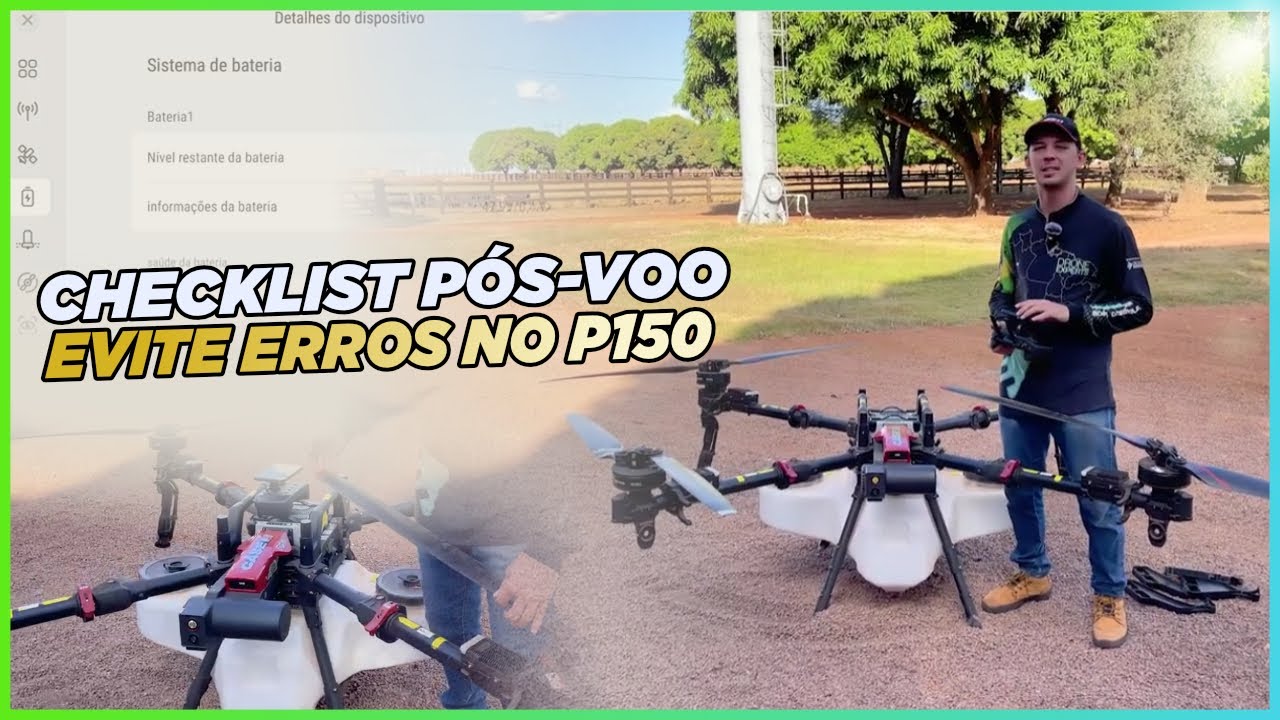 Checklist Pós-Voo com Drones Agrícolas | Evite Erros e Prolongue a Vida do Seu Drone - XAG P150