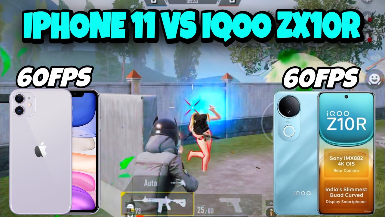 IPhone 11 vs Iqoo Zx10r 😱 Tdm Battle | 60fps Vs 60fps 