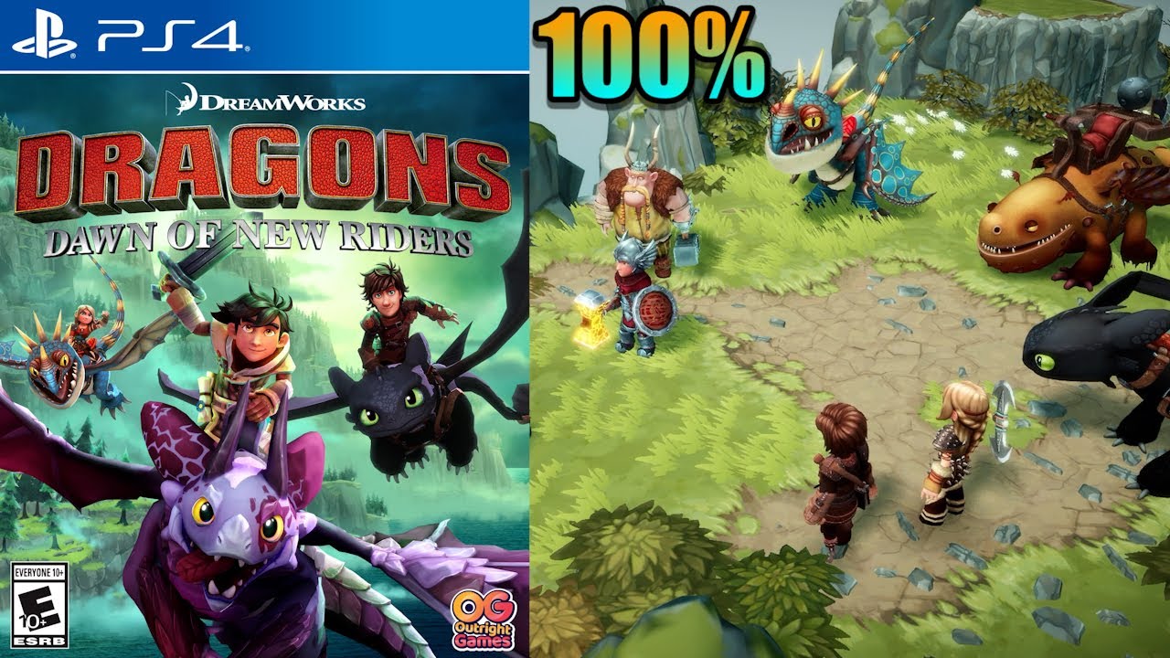 DreamWorks Dragons: Dawn of New Riders [74] 100% PS4 Longplay