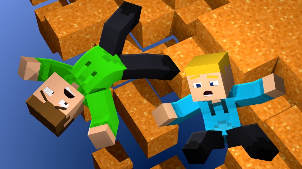 MINECRAFT... MEN VÄRLDEN FALLER SÖNDER!