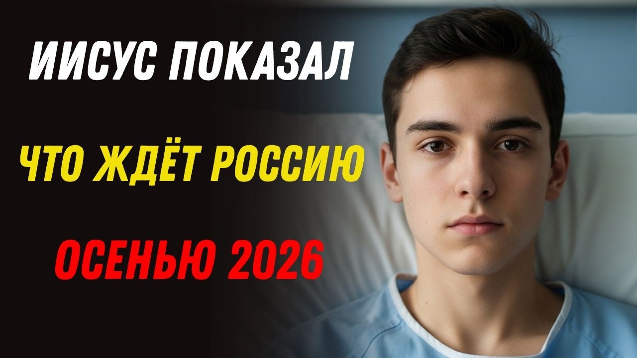 Студент 18 лет умер на 6 минут – Иисус показал, что ждёт Россию осенью 2026 года ⚠️