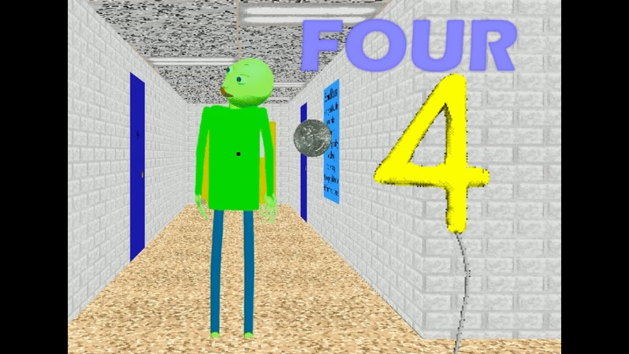 FOUR - декомпилированный мод Baldi's basics v1.4.3