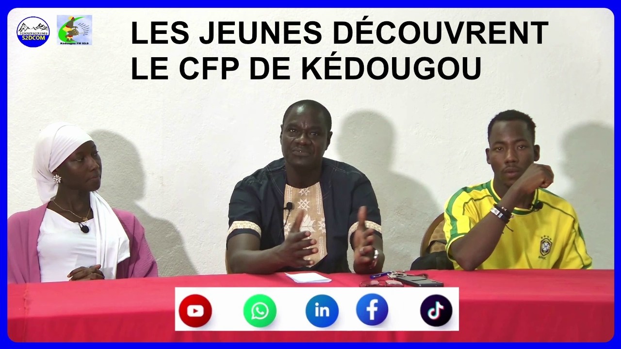 Les jeunes découvrent le CFP de Kédougou