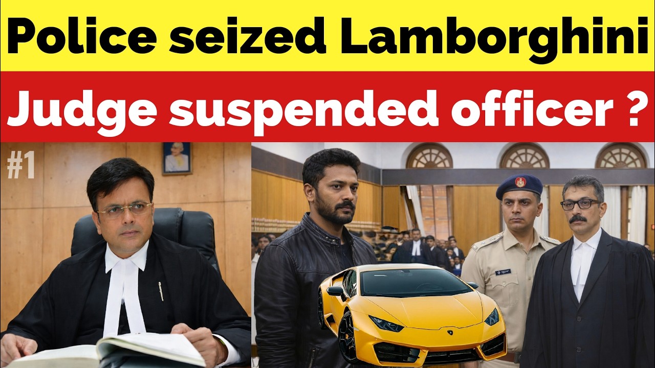 Police Seized Lambhorghini, Judge Suspended Police officer ? Justice M Nagaprasanna