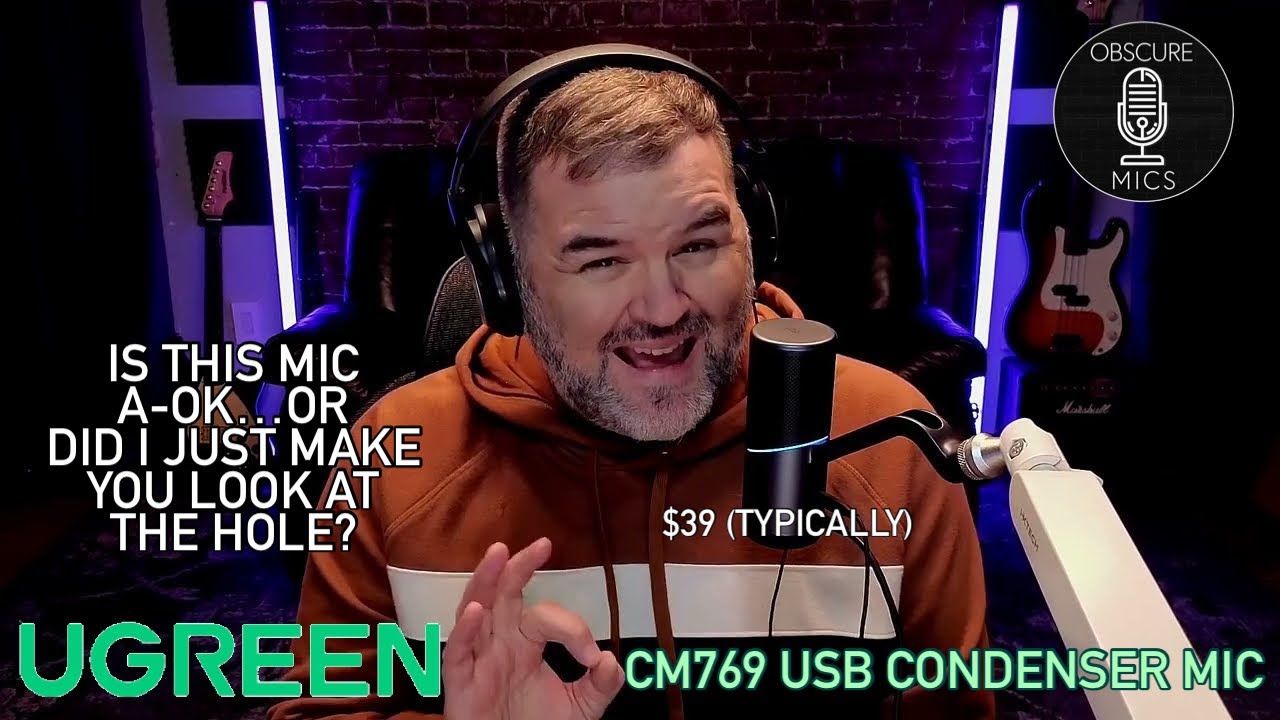 Aesthetically Pleasing...Functionally Sound....But What About The Sound?  The UGREEN USB Microphone