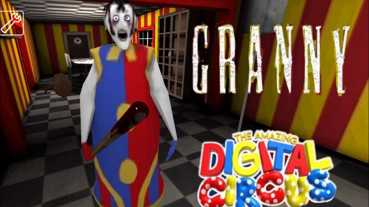 || Granny v1.8.1 in Digital Circus atmosphere full game android 